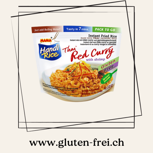 MAMA Instant Rice – Thai Red Curry with Shrimp gluten-free